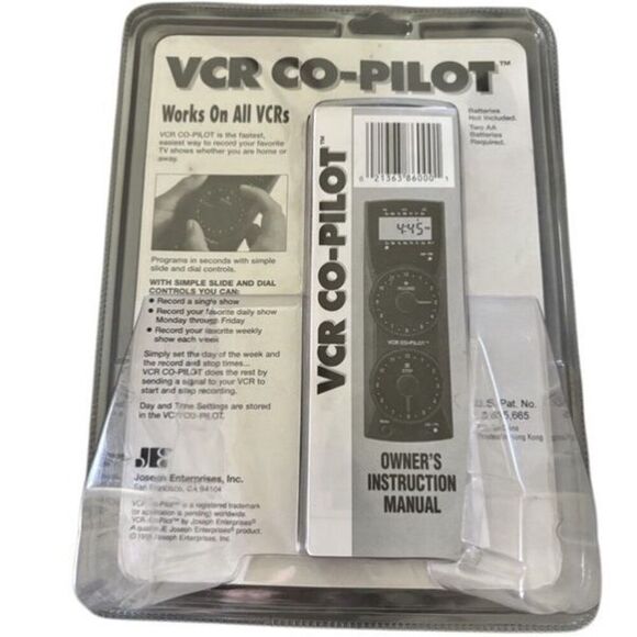 VCR Co-Pilot 1998 *New* - Picture 2 of 3